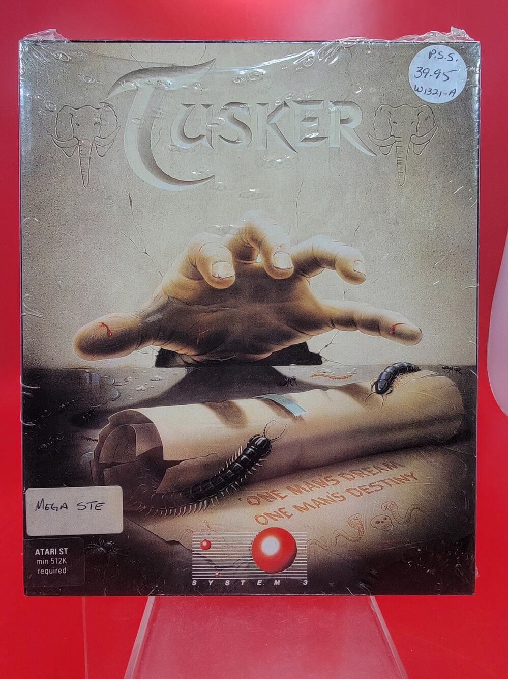 Vintage Tusker System 3 Atari ST/STE1987 Rare Original Release New Sealed